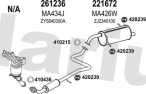 Klarius 570312E - Impianto gas scarico autozon.pro