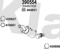 Klarius 601052E - Impianto gas scarico autozon.pro