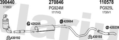 Klarius 631641E - Impianto gas scarico autozon.pro