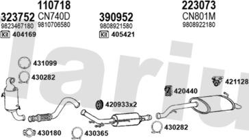 Klarius 631852E - Impianto gas scarico autozon.pro