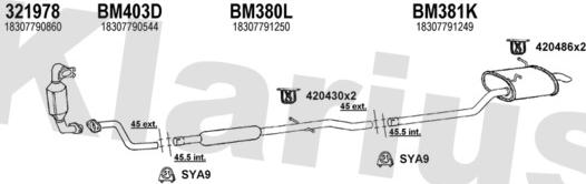 Klarius 620003U - Impianto gas scarico autozon.pro
