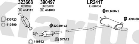 Klarius 090402U - Impianto gas scarico autozon.pro