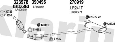 Klarius 090392E - Impianto gas scarico autozon.pro