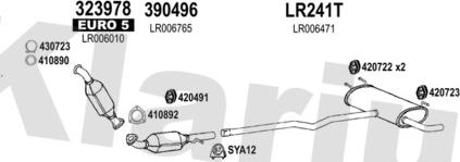 Klarius 090392U - Impianto gas scarico autozon.pro