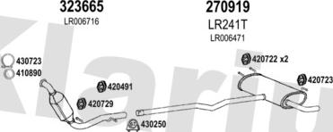 Klarius 090342E - Impianto gas scarico autozon.pro