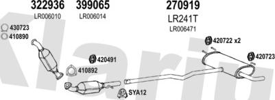 Klarius 090350E - Impianto gas scarico autozon.pro