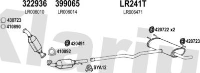 Klarius 090350U - Impianto gas scarico autozon.pro