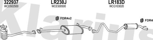 Klarius 090353U - Impianto gas scarico autozon.pro