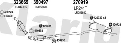 Klarius 090368E - Impianto gas scarico autozon.pro