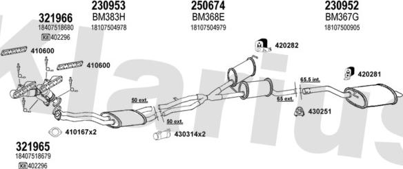 Klarius 060400E - Impianto gas scarico autozon.pro