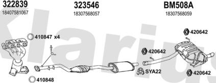 Klarius 060542U - Impianto gas scarico autozon.pro