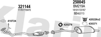 Klarius 060267E - Impianto gas scarico autozon.pro