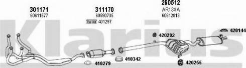 Klarius 030113E - Impianto gas scarico autozon.pro