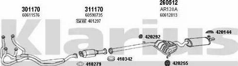 Klarius 030112E - Impianto gas scarico autozon.pro