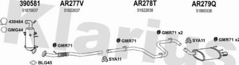 Klarius 030343U - Impianto gas scarico autozon.pro