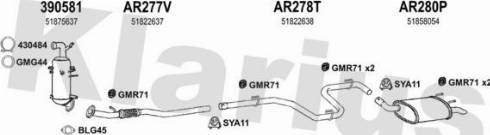 Klarius 030342U - Impianto gas scarico autozon.pro