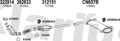 Klarius 180957U - Impianto gas scarico autozon.pro