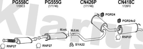 Klarius 180446U - Impianto gas scarico autozon.pro