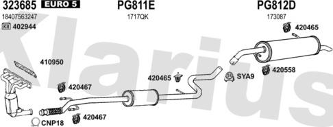 Klarius 181041U - Impianto gas scarico autozon.pro