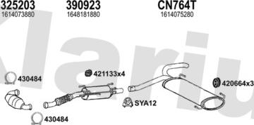 Klarius 181136U - Impianto gas scarico autozon.pro