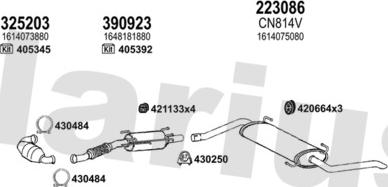 Klarius 181133E - Impianto gas scarico autozon.pro