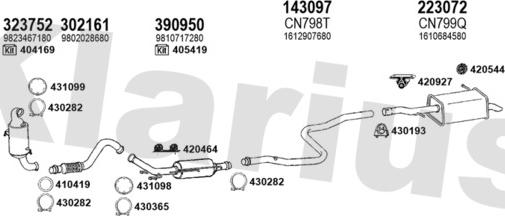 Klarius 181314E - Impianto gas scarico autozon.pro