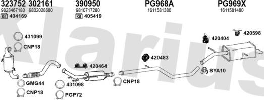 Klarius 181321U - Impianto gas scarico autozon.pro