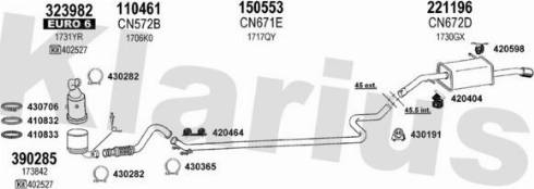 Klarius 181267E - Impianto gas scarico autozon.pro