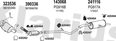 Klarius 181210E - Impianto gas scarico autozon.pro