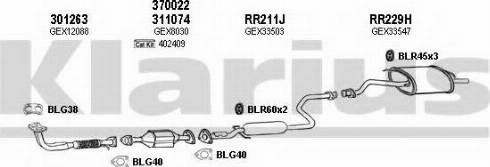 Klarius 120078U - Impianto gas scarico autozon.pro