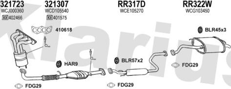 Klarius 120365U - Impianto gas scarico autozon.pro