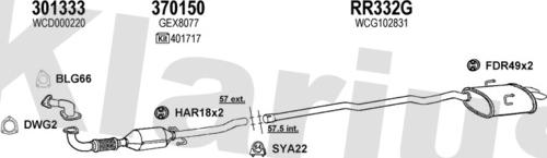 Klarius 120388U - Impianto gas scarico autozon.pro