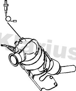 Klarius 390475 - Filtro antiparticolato / particellare, Impianto gas scarico autozon.pro