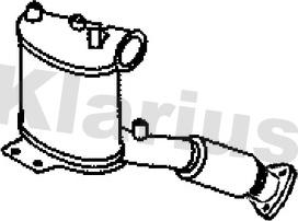 Klarius 390547 - Filtro antiparticolato / particellare, Impianto gas scarico autozon.pro