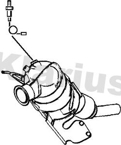 Klarius 390560 - Filtro antiparticolato / particellare, Impianto gas scarico autozon.pro