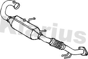 Klarius 390568 - Filtro antiparticolato / particellare, Impianto gas scarico autozon.pro