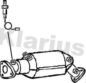 Klarius 390698 - Filtro antiparticolato / particellare, Impianto gas scarico autozon.pro