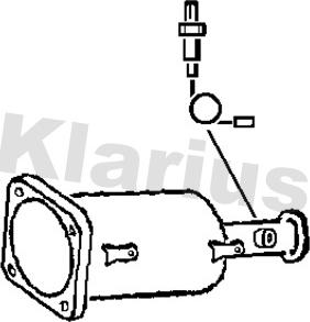 Klarius 390192 - Filtro antiparticolato / particellare, Impianto gas scarico autozon.pro