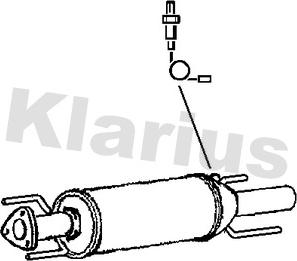 Klarius 390157 - Filtro antiparticolato / particellare, Impianto gas scarico autozon.pro