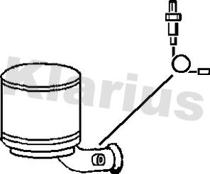 Klarius 390253 - Filtro antiparticolato / particellare, Impianto gas scarico autozon.pro