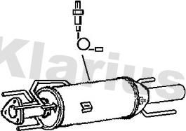 Klarius 390248 - Filtro antiparticolato / particellare, Impianto gas scarico autozon.pro