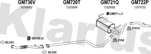 Klarius 391928U - Impianto gas scarico autozon.pro