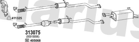 Klarius 392313U - Impianto gas scarico autozon.pro