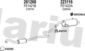 Klarius 362507E - Impianto gas scarico autozon.pro