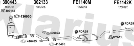 Klarius 362197U - Impianto gas scarico autozon.pro