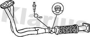 Klarius 301025 - Tubo gas scarico autozon.pro