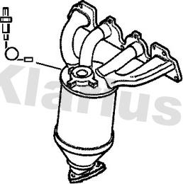 Klarius 312840 - Catalizzatore autozon.pro