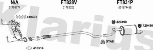 Klarius 331113U - Impianto gas scarico autozon.pro