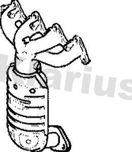 Klarius 324018 - Filtro antiparticolato / particellare, Impianto gas scarico autozon.pro