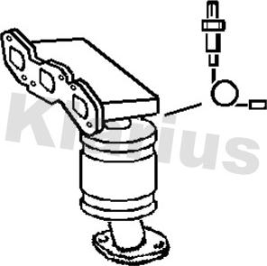 Klarius 380841 - Catalizzatore autozon.pro